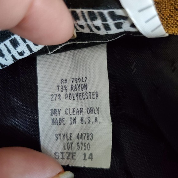 Vintage Smart Parts Blazer Size 14 - Picture 8 of 8